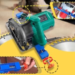 Modifiable Reducing Maker Bottom Resource, New Electric Round Saw Mincing Positioning Clamp, Preciseness Timber Reducing Resource, Uniquely Created for Preciseness Reducing as well as Grating Duties (2Pcs) - Image 6