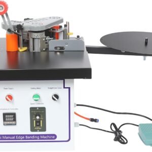 Woodworking Side Gluing Lace Device, Side Lace Device, Automatic Hot Melt Glue Side Bander for Wood Working, Adjustable Fullness 10-60mm & Adjustable Rate 2 ~ 6m/ minutes