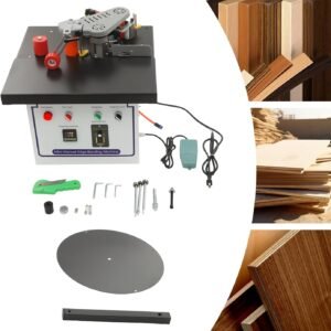 Woodworking Side Gluing Lace Device, Side Lace Device, Automatic Hot Melt Glue Side Bander for Wood Working, Adjustable Fullness 10-60mm & Adjustable Rate 2 ~ 6m/ minutes 17 Woodworking Side Gluing Lace Device, Side Lace Device, Automatic Hot Melt Glue Side Bander for Wood Working, Adjustable Fullness 10-60mm & Adjustable Rate 2 ~ 6m/ minutes - Image 9