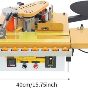 Side Lace Maker, Portable Carpentry Side Bander Contour Straight, Dual-Side Glue Request, Intelligent Temperature Level Command & Automatic Feeding/Cutting, 110V - Image 7