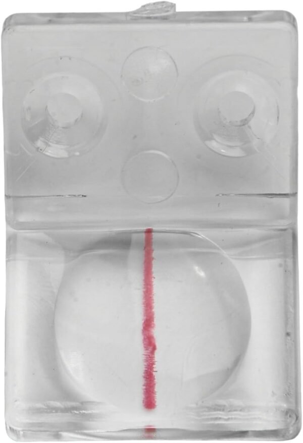 25mm 1 Holes, 32mm 2 Openings, 25.5 mm 1 Holes, Reddish 2 Holes, Reddish 1 Holes Magnifying Glass Baffle for Gliding Desk Saw, Side Lace Wood Working Device, Transparent as well as Reddish Plastic Lense along with Installing Range