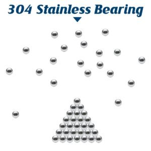 220Pcs 304 Stainless-steel Bearings Round (5.5 mm) Deterioration Immune - for Coating Combining, Food Items Equipment, Medical Devices, Automotive Components (Non Magnetic) - Image 5