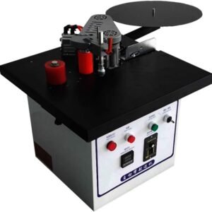 Home 7 Benchtop Side Bander, Wood Working Side Bander Portable Lace Maker, Double-Sided Gluing, Velocity Adjustable Functions along with Straight as well as Arc Edges 850W, for Lumber MDF PVC
