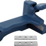 Side Lace Equipment Device, Wood Working Side Leaner, Specialist Straight Line Aligner for PVC, Melamine Newspaper, Laminate, Plastic, along with 2 Cutters, Perfect for Do It Yourself Projects as well as Home Ren