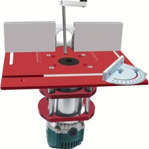 Light Weight Aluminum Modem Dining Table Insert Layer along with Miter Scale Resource Fencing Gliding Braces, Modem Desk Best, 9.45 x7.87 x0.2 In Modem Flip Layer for Carpentry Benches Dining Table Viewed Pruning Inscription Maker - Image 5