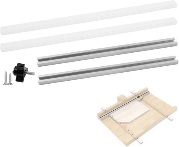 Do It Yourself Crosscut Desk Found Dogsled Set along with a Certain Resource Brochure to Construct Your Own Tablesaw for Extra Correct as well as Safer Saw Working, Desk Saw Add-on, Stuff of 1