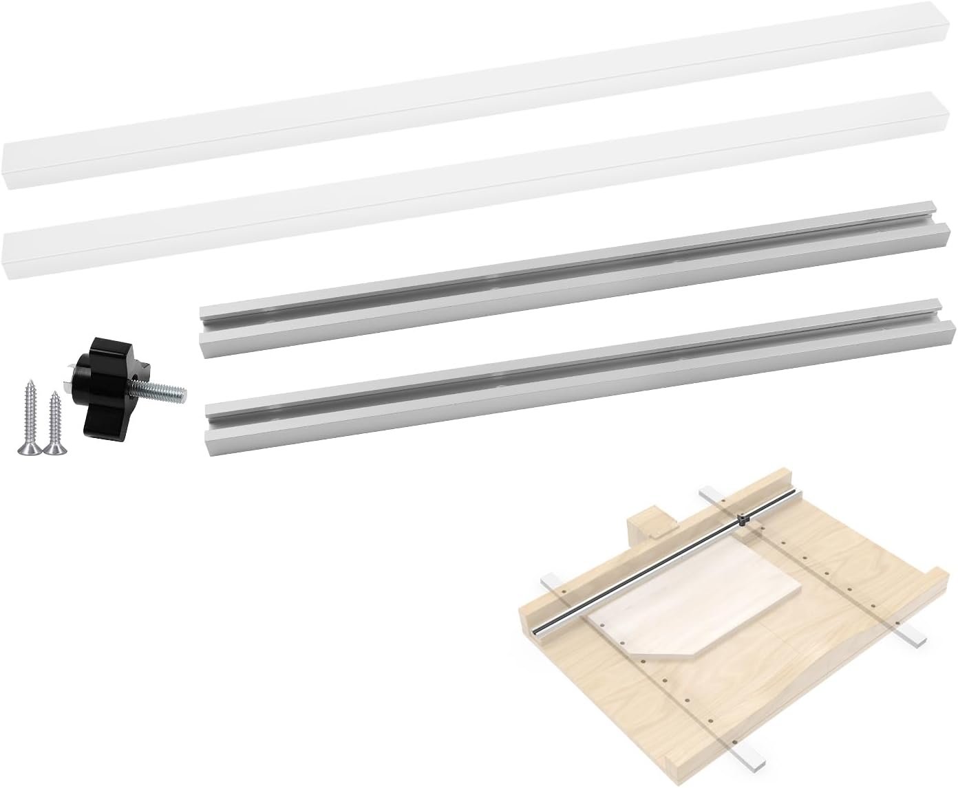 Do It Yourself Crosscut Desk Found Dogsled Set along with a Certain Resource Brochure to Construct Your Own Tablesaw for Extra Correct as well as Safer Saw Working, Desk Saw Add-on, Stuff of 1