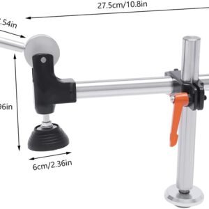 Dining Table Saw Presser, Adjustable Wood Working Guide Clamp Unusual Push Preciseness Sliding Dining Table Board Viewed Stress Layer Unit for MetalworkingSilver,1 9 Dining Table Saw Presser, Adjustable Wood Working Guide Clamp Unusual Push Preciseness Sliding Dining Table Board Viewed Stress Layer Unit for MetalworkingSilver,1 - Image 3