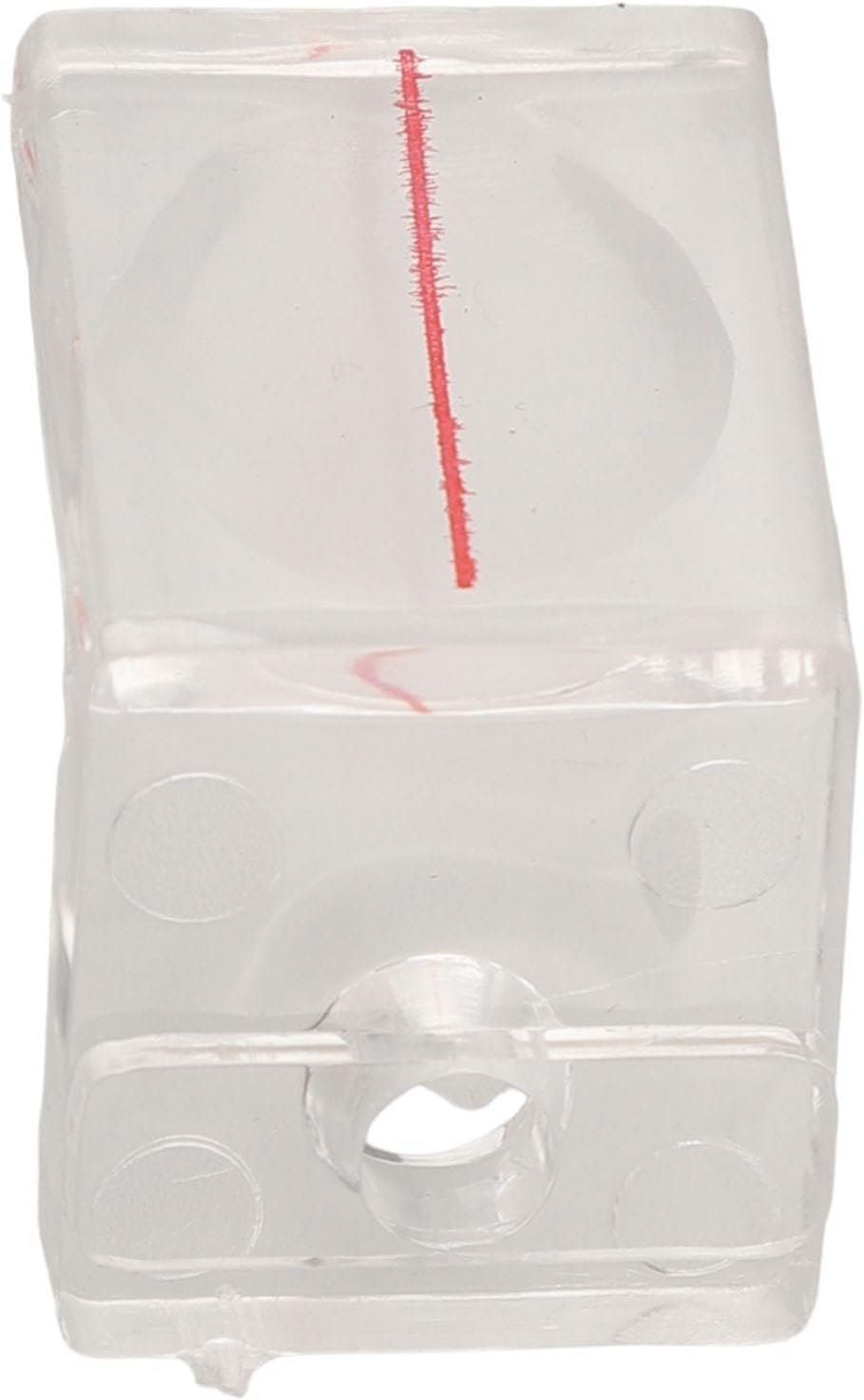 Magnifying Glass for Sliding Dining Table Viewed, Viewed Cutter Magnifying Quick Guide along with Reddish Collection Positioning, Plastic Baffle for Wood Working Device, Appropriate along with for Side Lace Devices, 1pc (25mm 1 Openings)( 25mm 1 Openings)