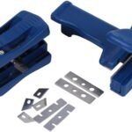 Walfront Dual Edges Lace Leaner Mini Plastic PVC Plyboard Melamine Lumber Edges Band Cutter Machine Lumber Guide Edges Lace Unit Wood Working Equipment Lace Maker Specify