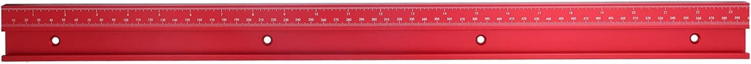 Specialist Wood Working Slide Light Weight Aluminum Metal Manual Rail Press Take Care Of Accuracy Machined Jig Component Port Components for Dining Table Saws Mincing Machines Band Saws Sessions Devices Reddish (600mm/ 23.62 in)