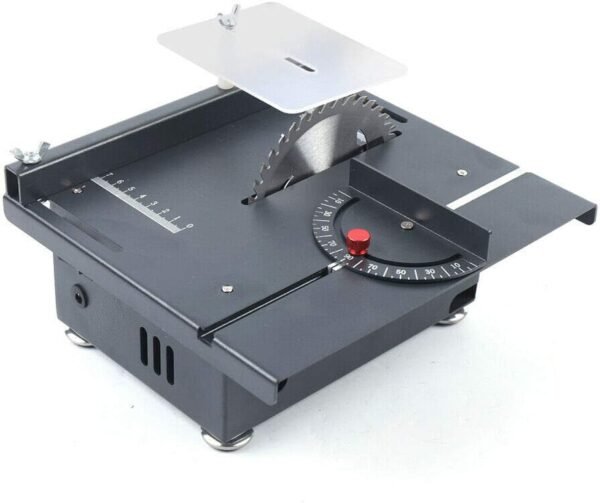 Mini Desk Observed, Workbench Rounded Cutter Wood Working Reducing Device Device Electric Style Gliding Accuracy Desk Saw Home Do-it-yourself Wood Working Reducing Device along with 1.38" Reducing Deepness Rounded Cutter