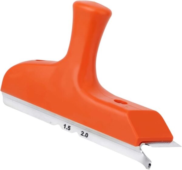 Side Lace Leaner along with Stainless-steel Cutter & Comfortable Grasp, Carpentry Resource for Deburring Planing Correcting Hardwood Edges Laminate PVC Abdominal on Straight and also Curved Surfaces