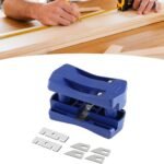 Grouping Leaner, Woodworking Extra Resource 6pcs Cutter Prepare, PVC Component, Wood Working Lace Device Equipment, for Door Household Furniture Cupboard Production