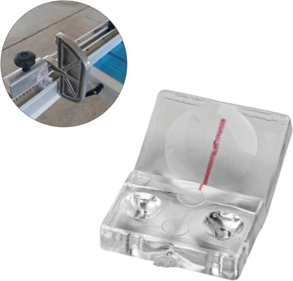 Magnifying Glass Baffle for Sliding Dining Table Observed and also Side Lace Carpentry Equipment, Reddish Pipe Positioning Lense, Plastic, 25mm 1 Opening (Clear)( 32mm 2 Gaps) 3 612Q cD 8RL. AC SL1500
