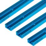 POWERTEC 71371 24 In Double-Cut Profile Page Universal T-Track along with Predrilled Installation Holes, 4 PK, T Keep Track Of for Carpentry Jigs and also Fixtures, Practice Push Desk, Modem Desk, Work Bench