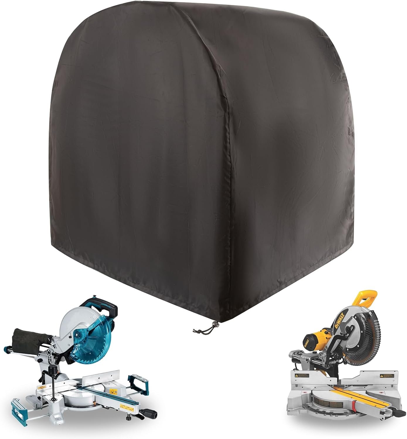 Miter Observed Cover, Personnel Dirt Waterproof Components Add-on Oxford Fabric for Heavy Bandsaw Benchtop, Suitable For Many Miter Saws, Planers, Equipment Equipment outside, Stop Dining table Bonnet Corrosion,28 Lx24Wx28H In (Dark)