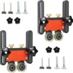 Dining Table Saw Farmer – 2pcs Woodworking Dining Table Found Pushing Farmer Guider, Twin Bearing Curler Plume Panels for Dining Table Saw, Multi-Purpose Plume Loc Panel Construction Protection Propelling Supporter Resource