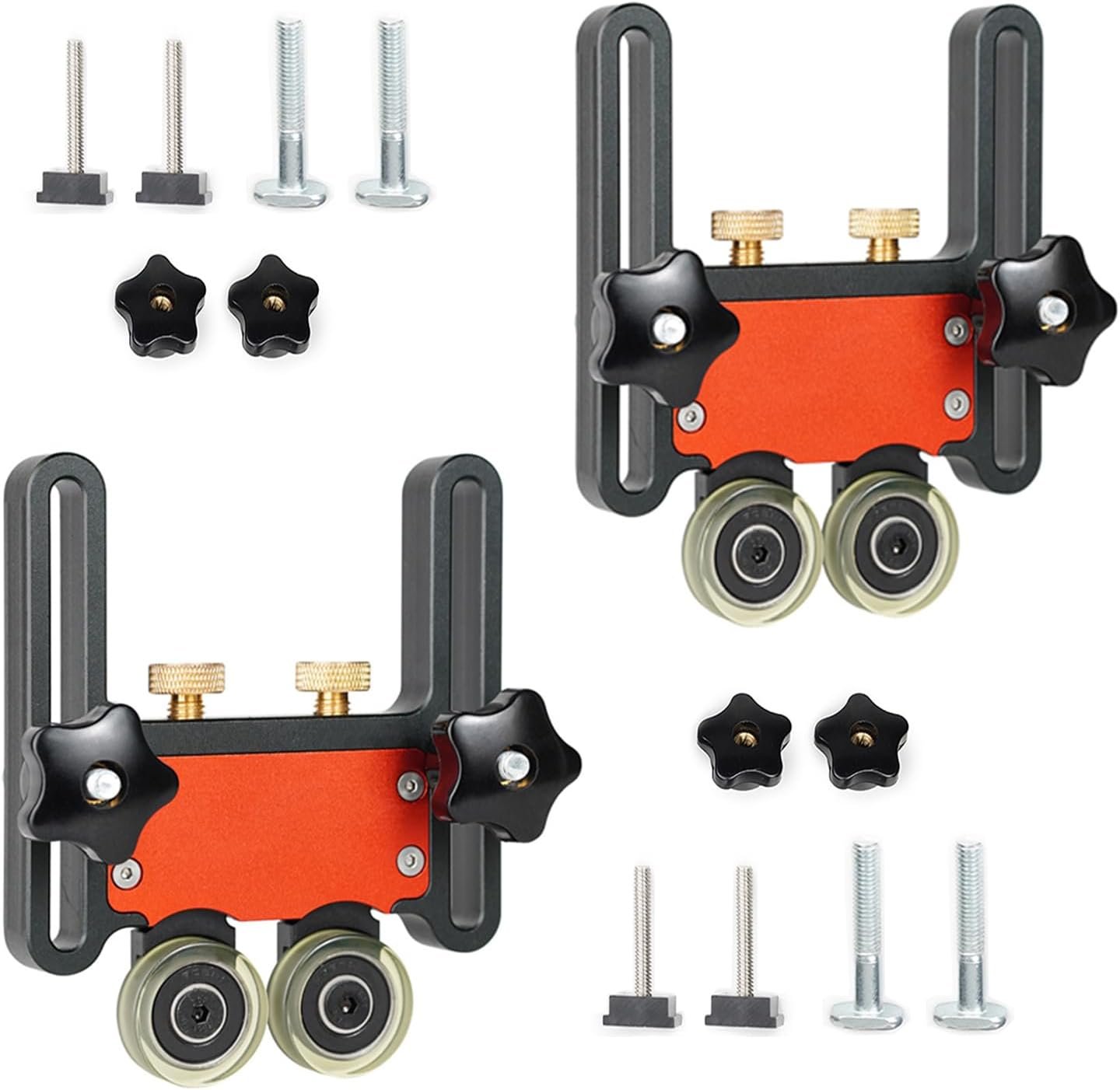 Dining Table Saw Farmer - 2pcs Woodworking Dining Table Found Pushing Farmer Guider, Twin Bearing Curler Plume Panels for Dining Table Saw, Multi-Purpose Plume Loc Panel Construction Protection Propelling Supporter Resource