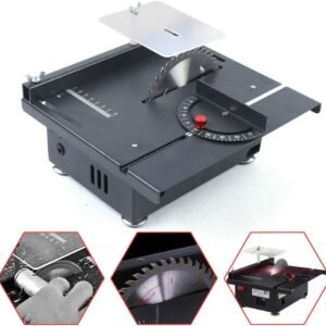 Mini Desk Observed, Workbench Rounded Cutter Wood Working Reducing Device Device Electric Style Gliding Accuracy Desk Saw Home Do-it-yourself Wood Working Reducing Device along with 1.38" Reducing Deepness Rounded Cutter - Image 3