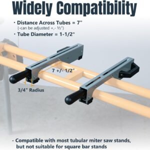 POWERTEC MT4000MBA Miter Viewed Stand Up Placing Braces, Prepare of 2, Matches POWERTEC MT4000 Miter Viewed Stand Up - Image 3
