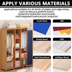 Woodworking Upper Hand Lace Maker, Upper Hand Bander Dual Sided Glue Woodworking PVC Upper Hand Lace Maker 7-60Mm Elevation - Image 4