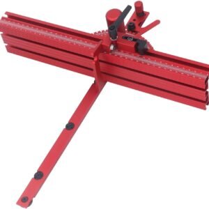 Accuracy Miter Scale Fencing, T Monitor Light Weight Aluminum Desk Observed Miter Scale along with Restriction Deter, Accurate Inscription Maker Equipment for Repeated Decrease Flip Deter Carpentry Devices - Image 7