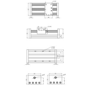 Higher Lead Sphere Screw Equipment Components Linear Resource Guidebook Sliding Dining Table 100-500MM Movement Ballscrew SFU1204 Handwheel Dual Optical Center Found 3D Laser Printer( 400mm) - Image 5