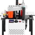 Woodworking Side Lace Device, Right Slant Contour Straight Pipes Side Bander, Portable PVC Abdominal Side Bander, Double-Sided Gluing, Adjustable Velocity 5-10m/ minutes