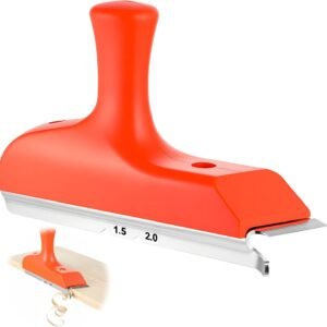 Side Lace Leaner along with Sharp Stainless-steel Cutter as well as Ergonomic Grasp, 3-in-1 Hardwood Working Leaner for Hardwood Deburring, Side Planing, PVC as well as Abdominal on Straight, Curved, Chamfered Edges, Father Present