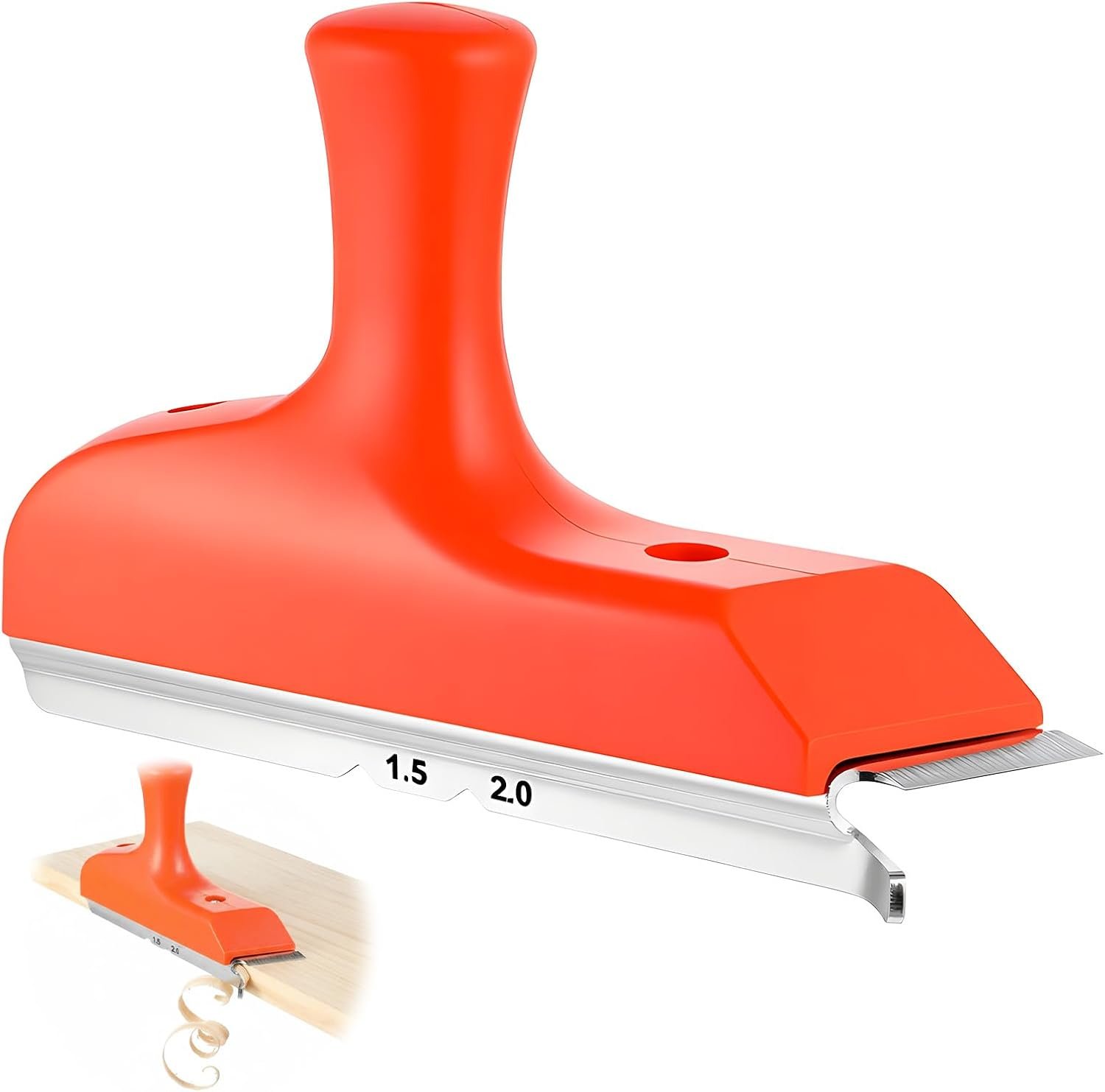 Side Lace Leaner along with Sharp Stainless-steel Cutter as well as Ergonomic Grasp, 3-in-1 Hardwood Working Leaner for Hardwood Deburring, Side Planing, PVC as well as Abdominal on Straight, Curved, Chamfered Edges, Father Present