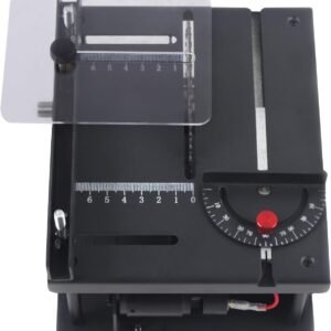 Electric Mini Dining Table Viewed 0-90 ° Slant Multifunctional Woodworking Accuracy Sliding Dining Table Viewed House Workbench Reducing Device Do-it-yourself 110-240V New (8500rpm)