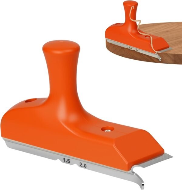 RAWILL Upper Hand Lace Leaner along with Sharp Stainless-steel Cutter RAWILL Upper Hand Lace Leaner along with Sharp Stainless-steel Cutter as well as Ergonomic Grasp for Hardwood Deburring, Upper Hand Planing, PVC, Abdominal on Straight, Curved, Chamfered Edges - Suitable Present for Guy