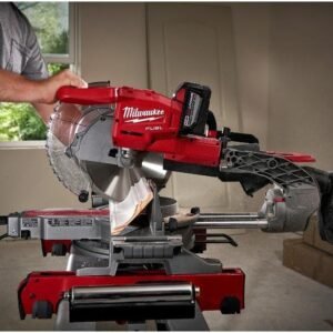 M18 18-Volt Gas Lithium-Ion Brushless Cordless 10 in. Double Bevel Sliding Substance Miter Saw Package w/ Free 9AH Electric Battery|Terrific Enhancement for Your Woodworking Sessions or even Factory - Image 6