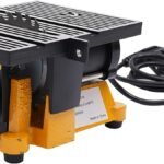 Mini Dining Table Viewed Workbench, Multifunctional Desktop Computer Saws 110V Sawing Reducing Device Do It Yourself Reducing Resource for Family Reducing Steel Lumber Glass Rock