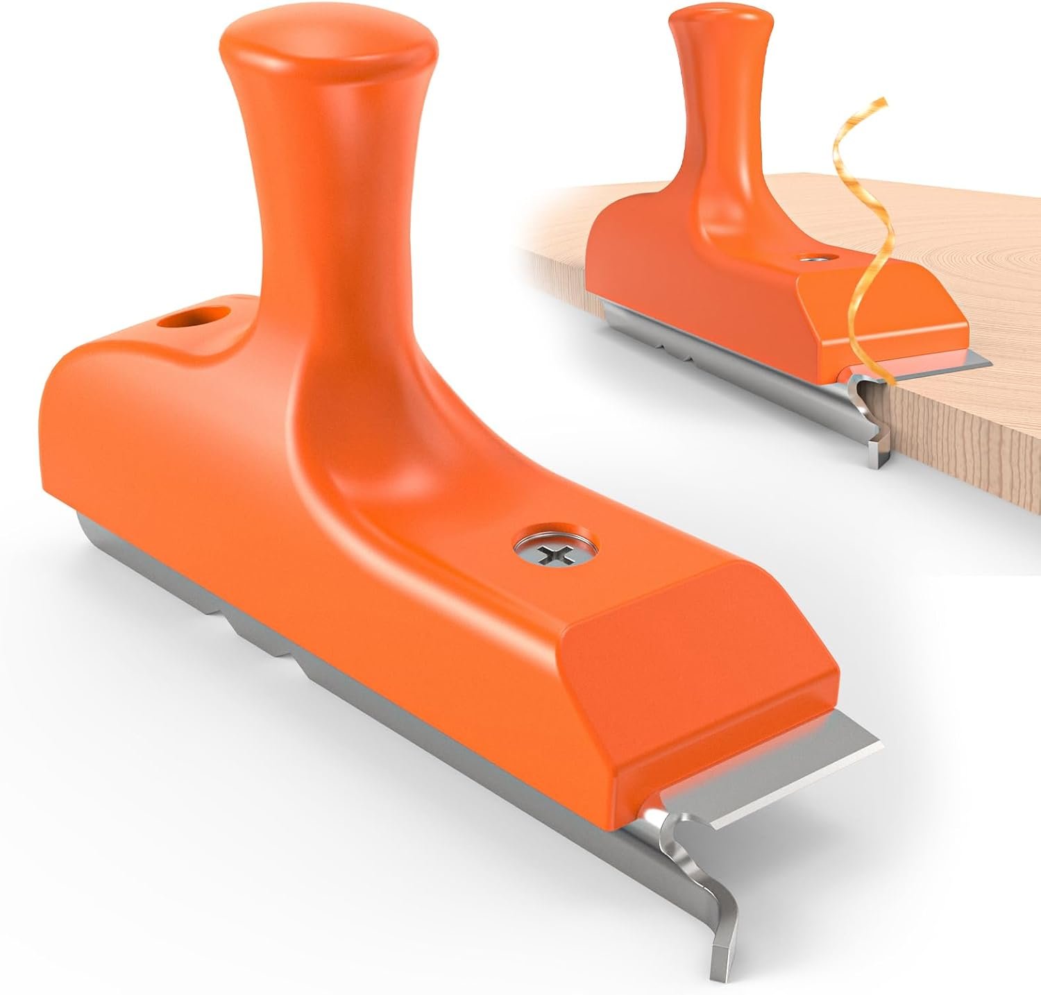 Upper Hand Lace Leaner 3-in-1 Strong Carpentry Upper Hand Lace Glue Cleaning Resource along with Tough Stainless-steel Blades, Takes Care Of Arc Edges/Right Angles/Rounded Corners