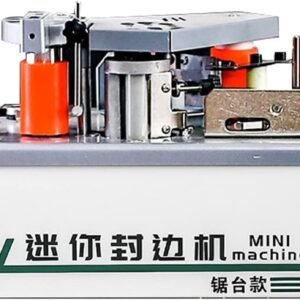 800W Hardwood Guide Side Lace Equipment Dual Edge Gluing Portable PVC Side Bander Wood Working Side Lace Equipment