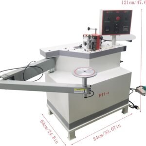 220V Woodworking Upper Hand Bander Expert Curved Upper Hand Lace Equipment along with Modification Foldable Division PVC Plastic Bander 0-24cm/ s Flexible Rate for Round, Square, Cuneate, L-shaped Panels - Image 8