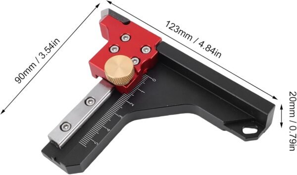 Dining Table Observed Elevation Gage, CNC Machined Light Weight Aluminum Composite Deepness Measuring Leader along with Moving Range for Carpentry Hub Dining Table and also Saw Create 8 61USKHf+zQL. AC SL1500