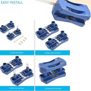 Side Lace Leaner, Lumber Dual Laminate Laminate Side Leaner, Side Band Cutter Machine, Guidebook Edging Carpentry Device, Side Lace Leaner Equipment for Melamine Plyboard Board Style Household Furniture, Closet - Image 3