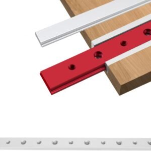 T Port Miter Keep Track Of Jig Light Weight Aluminum Blend Wood Working Slide Bit 300mm along with Opening for Inscription Maker Dining Table Found Branched Branch Saws Worktables Drills (Silver) - Image 3