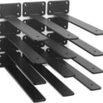 12 Load – 10 in  Surprise L Shelve Brace (1/5 In Thicked) Iron Drifting Shelve Brackets Antique Industrial Steel Brackets for Shelve Assistance