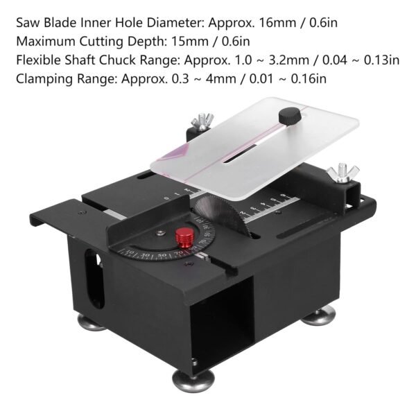 Akozon Adjustable Dining Table Observed Mini 100W along with Gliding Rail for Accuracy Wood Working - Broadband Reducing Maker (United States Connect) 1 61ZwzHjdD8L. SL1500