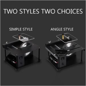 150W Multifunctional Mini Dining Table Found DC Woodworking Gliding Dining Table Found Baggage Handmade Do-it-yourself Crafts Reducing Equipment Slant Hairstyle Devices for Novices( Straightforward Version B) - Image 3