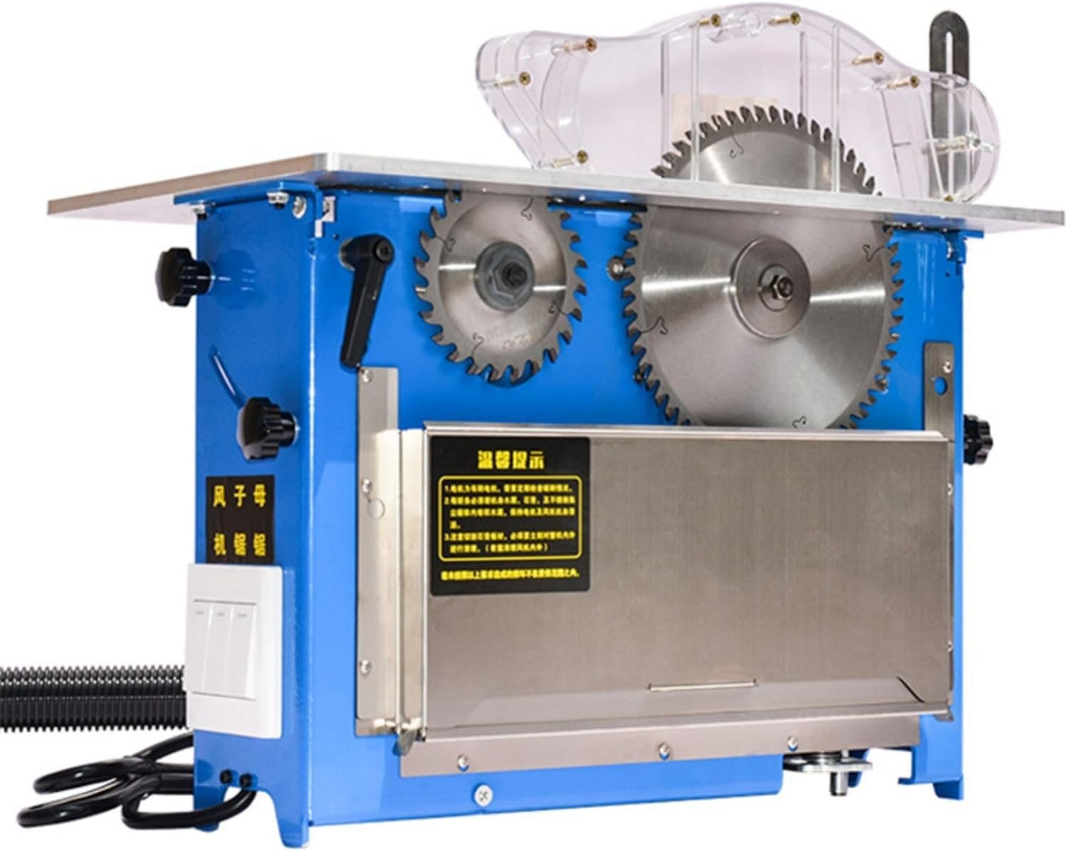 Woodworking dining table saw, could be mounted in the operating room, 25kg saw cutter could be changed backwards and forwards 55X36X40 centimeters