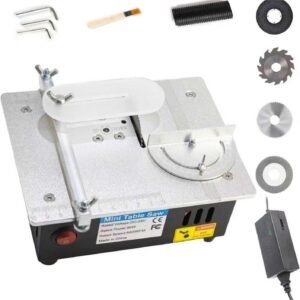 Preciseness Mini Electric Desk Found, Do-it-yourself Interest Handmade Wood Working Workbench Reducing Equipment, Changeable Hairstyle Deepness Small Personal Computer Found for Baby Timber Produced