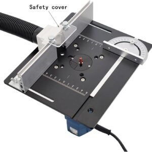 JOSBY Light Weight Aluminum Hub Dining Table Insert Platter, Electric Lumber Hub Edging Device, Installation Holes 62 * 70mm, Resource Fencing Gliding Braces, Hub Airlift, Dining Table Saws for Woodworking - Image 4