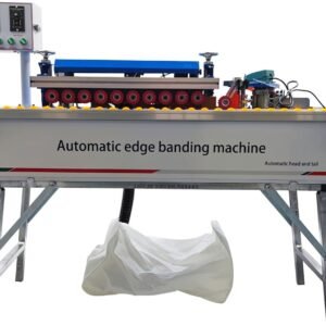 TECHTONGDA Carpentry Side Bander Automatic Arc Straight Side Lace Device Flush Edge Matching, Double-Sided Gluing, Automatic Pruning along with Console Adjustable Rate 0-6m/ minutes - Image 6