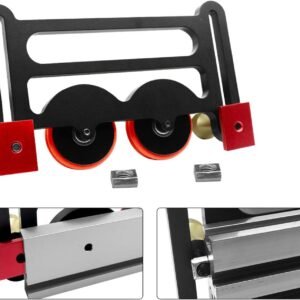 Preciseness Guides for Dining Table Saw, Universal Featherboards along with Moving Blocks, Woodworking Dual Steering Wheel Birthing Curler for Dining Table Saw, Modem Dining Table & Band Viewed - Image 7