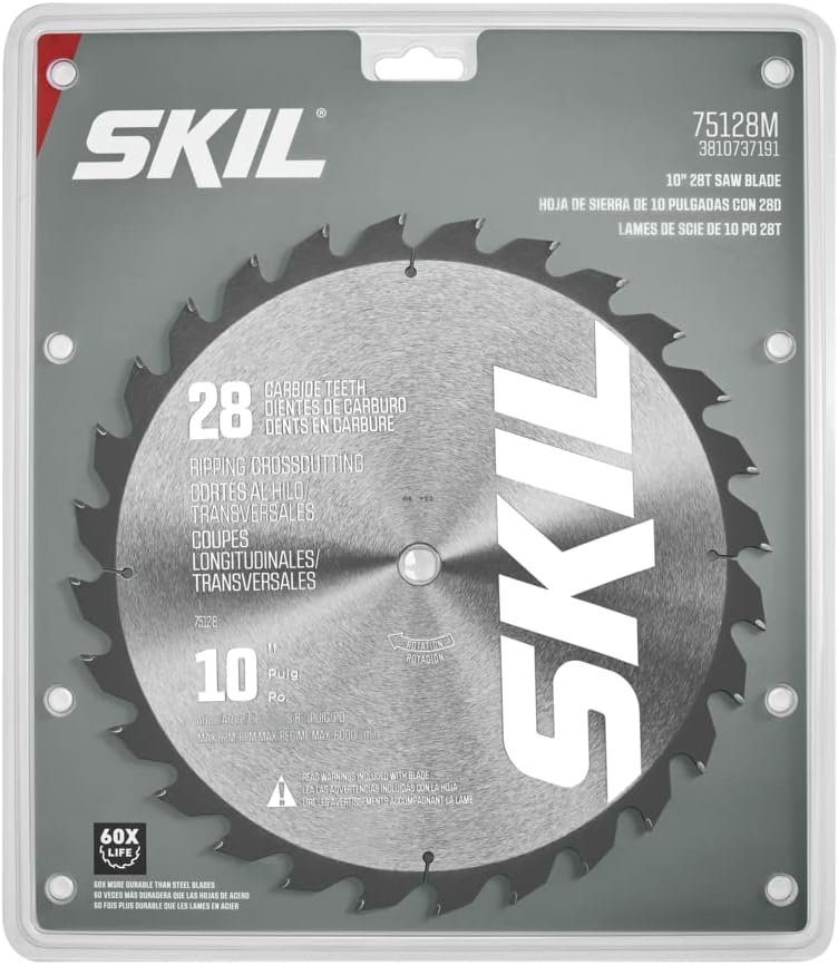 SKIL 10" 28T Saw Cutter for SKIL Style TS6307-00/ MS6305-00-75128M